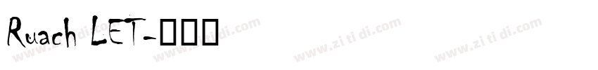 Ruach LET字体转换